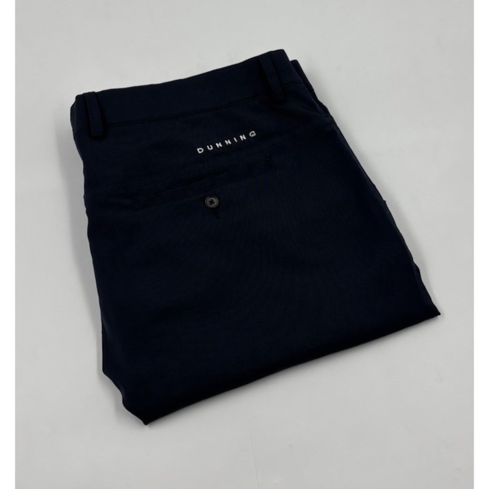 Dunning Golf Men's 38‎ Polyester Navy Everbest Athletic Chino Shorts
